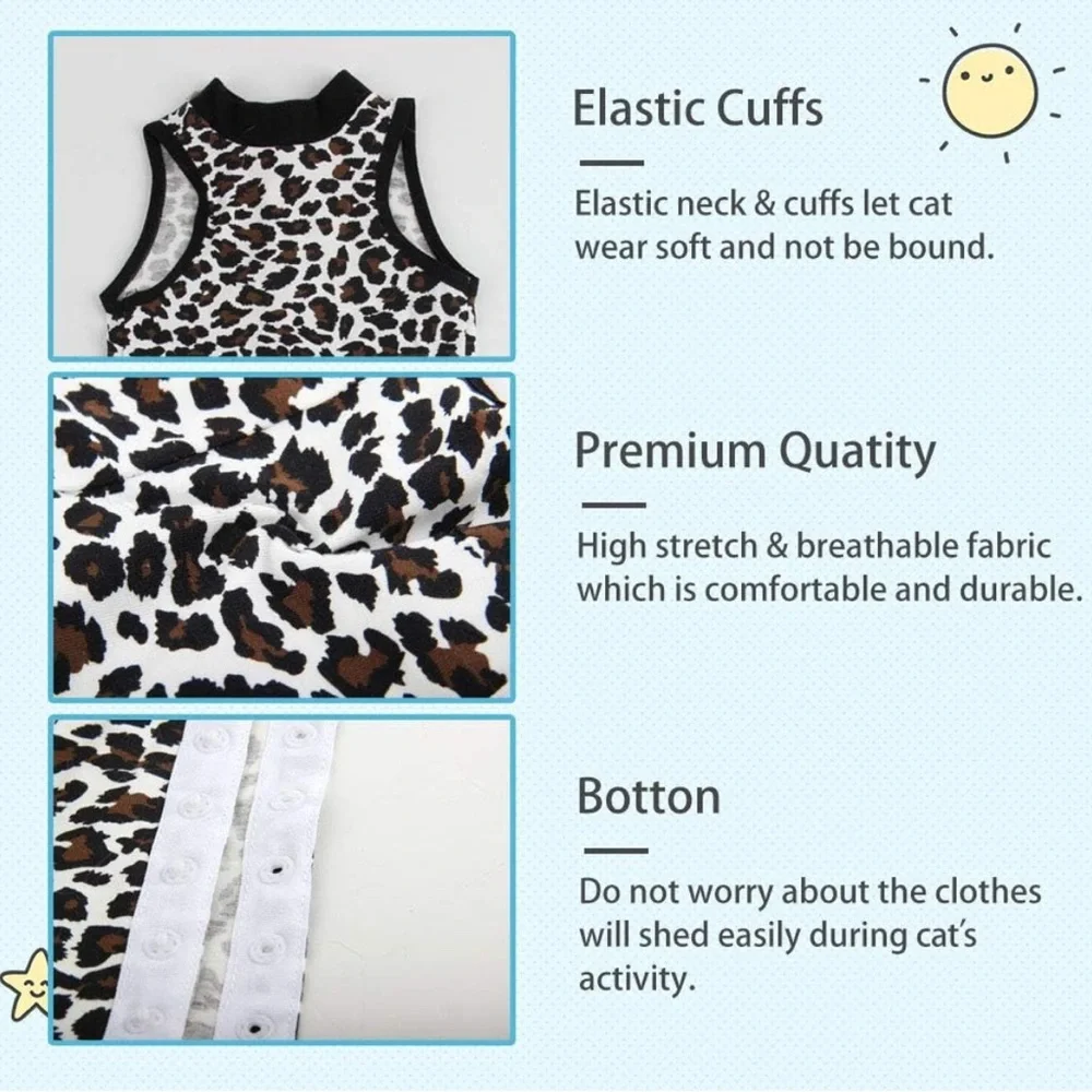 Leopard Print Cat Sweater